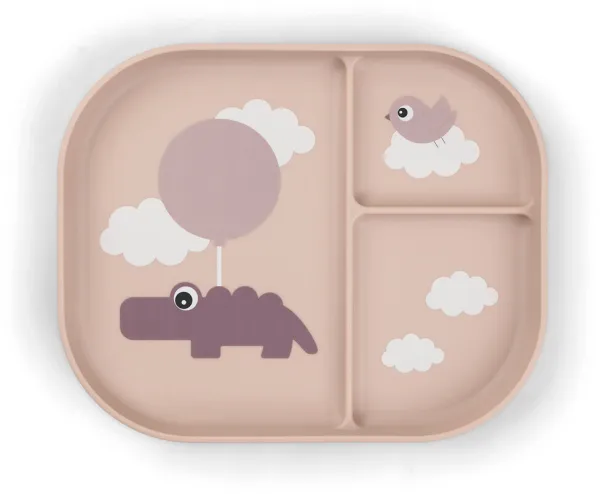 Foodie inddelt tallerken Happy clouds Pudder